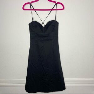 Helen Wang Black Heart Shaped Neckline Dress Size 4